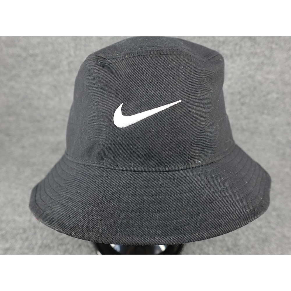 Nike Apex Bucket Hat Unisex Large Black‎ Good Embroidered Swoosh FB5382-010